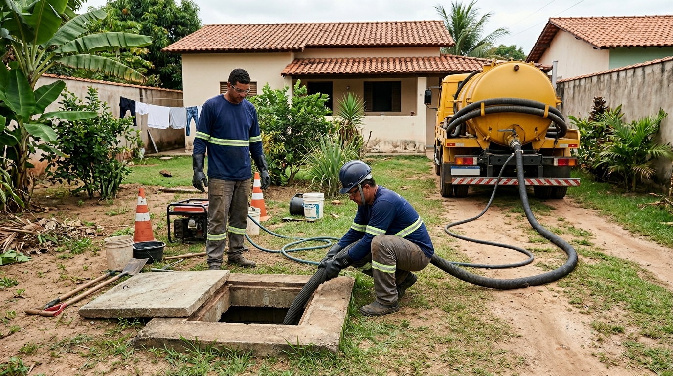 Desentupimento de fossa em Cuiabá-MT